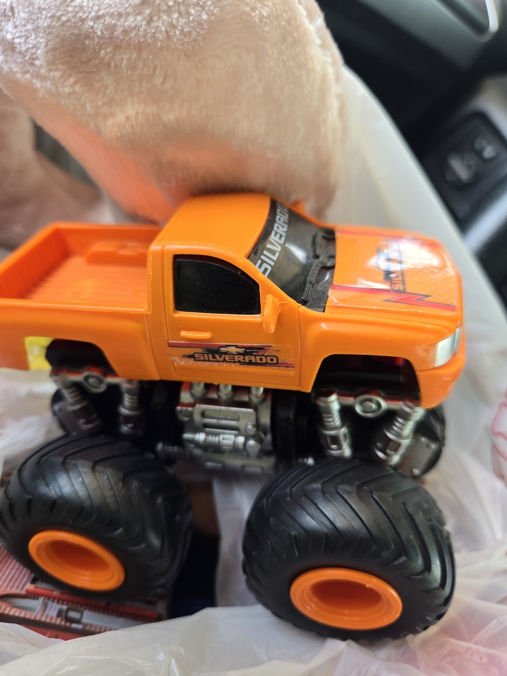 MONSTER TRUCK Silverado  Orange Monster Truck Toy - Kids' Off-Road Pickup
